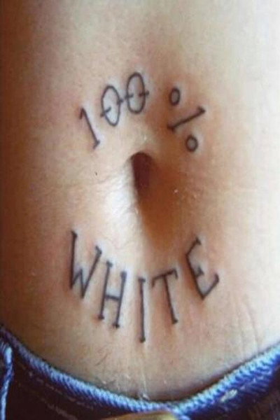Póster de 100 Per Cent White