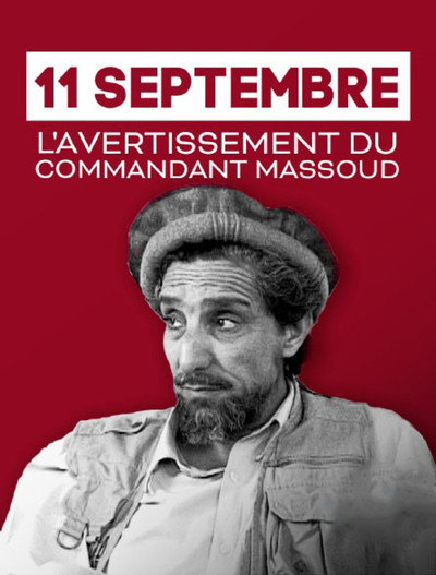 Póster de 11 Septembre, l'avertissement du commandant Massoud
