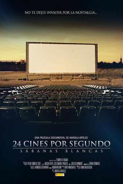 Póster de 24 cines por segundo: Sábanas blancas