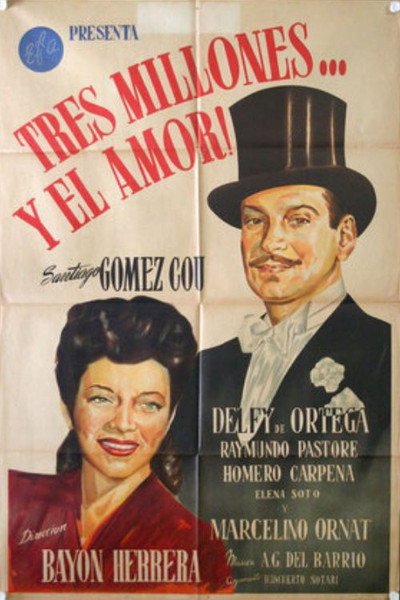 Póster de 3 millones y el amor