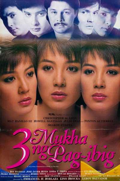 Póster de 3 mukha ng pag-ibig