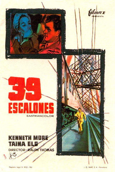 Póster de 39 escalones