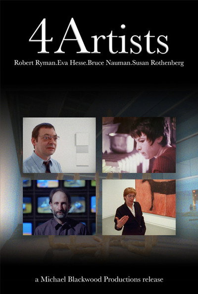 Póster de 4 Artists: Robert Ryman, Eva Hesse, Bruce Nauman, Susan Rothenberg