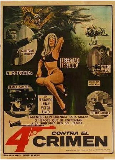 Póster de 4 contra el crimen