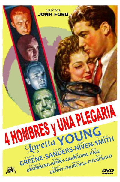 Póster de 4 hombres y una plegaria