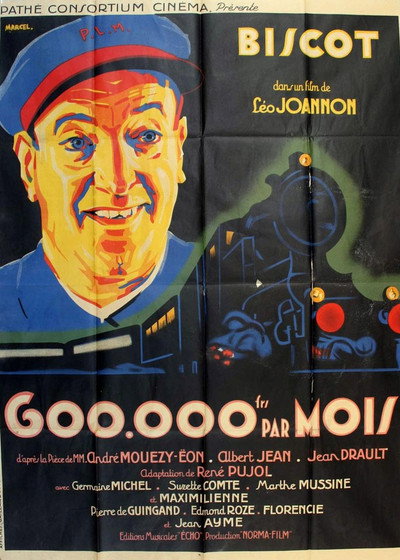 Póster de 600 000 francs par mois