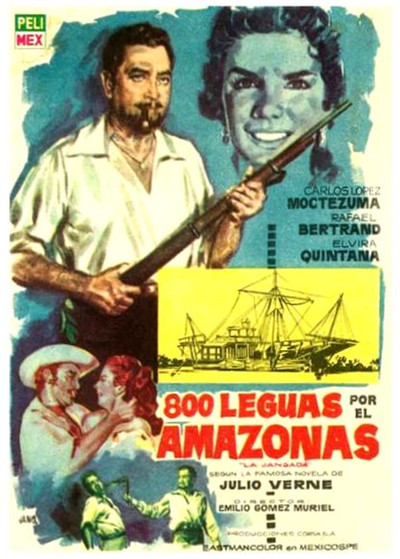 Póster de 800 leguas por el Amazonas o (La jangada)