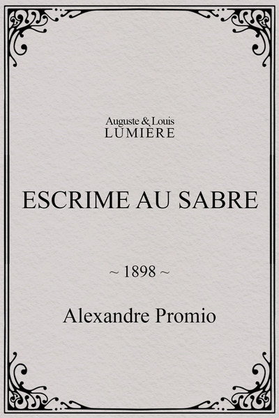 Póster de A bord du 'Formidable': escrime au sabre