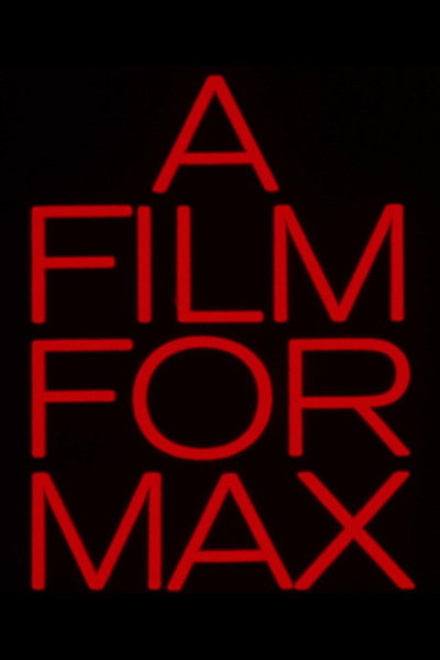 Póster de A Film for Max