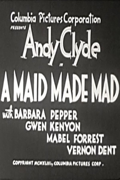 Póster de A Maid Made Mad