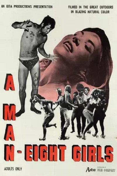 Póster de A Man, Eight Girls