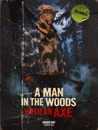 Póster de A Man in the Woods with an Axe