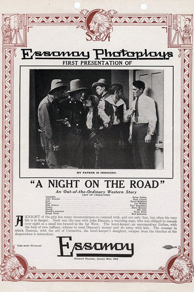 Póster de A Night on the Road