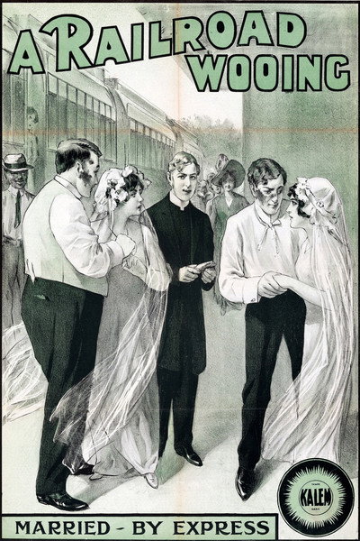 Póster de A Railroad Wooing
