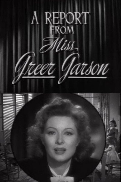 Póster de A Report from Miss Greer Garson