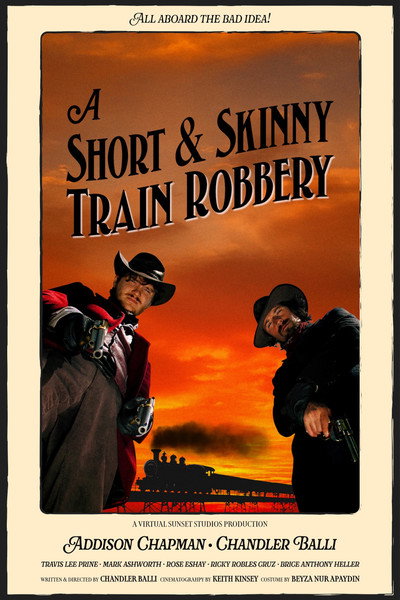 Póster de A Short and Skinny Train Robbery