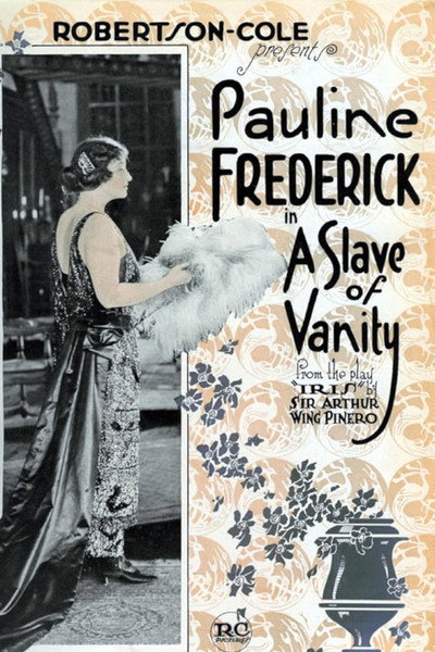 Póster de A Slave of Vanity