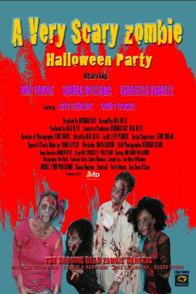 Póster de A Very Scary Zombie Halloween Party