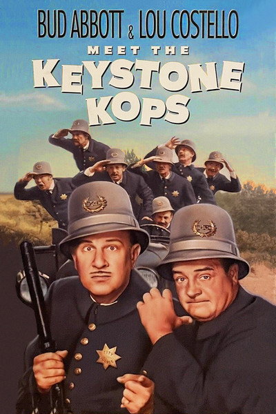Póster de Abbott y Costello contra la poli
