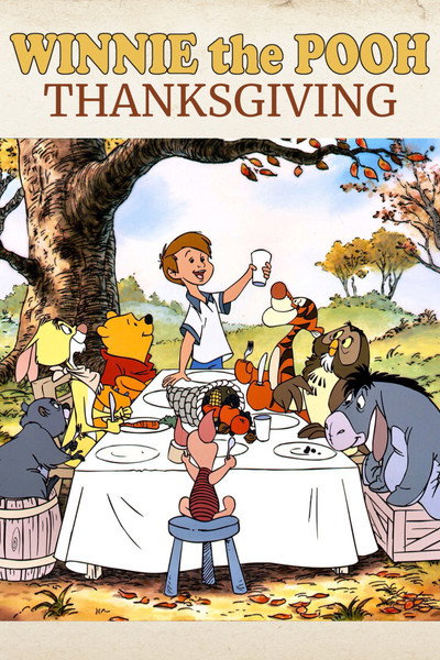 Póster de Acción de Gracias de Winnie the Pooh