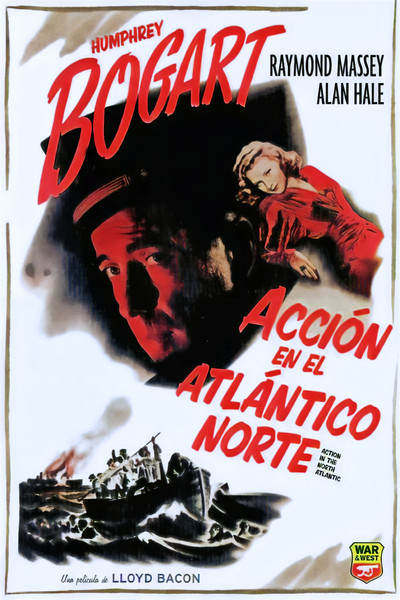 Póster de Acción en el Atlántico Norte