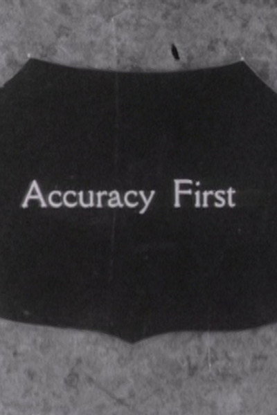 Póster de Accuracy First