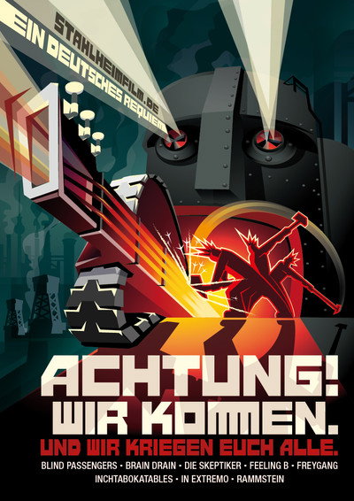 Póster de Achtung! Wir Kommen. Und Wir Kriegen Euch Alle.