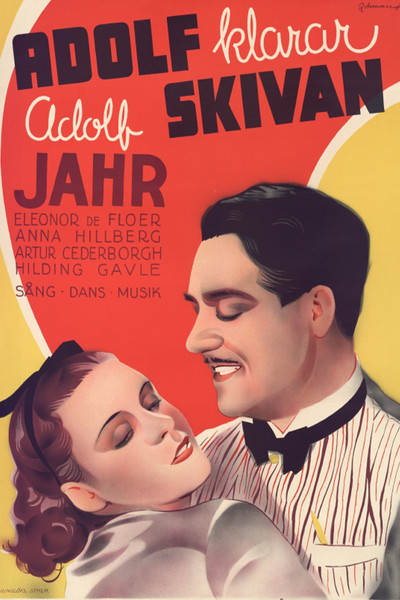Póster de Adolf klarar skivan