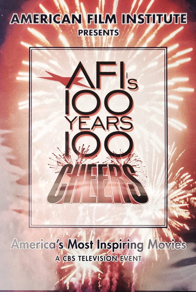 Póster de AFI's 100 Years... 100 Cheers: America's Most Inspiring Movies