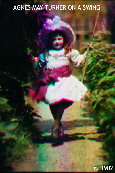 Póster de Agnes May Turner on a Swing