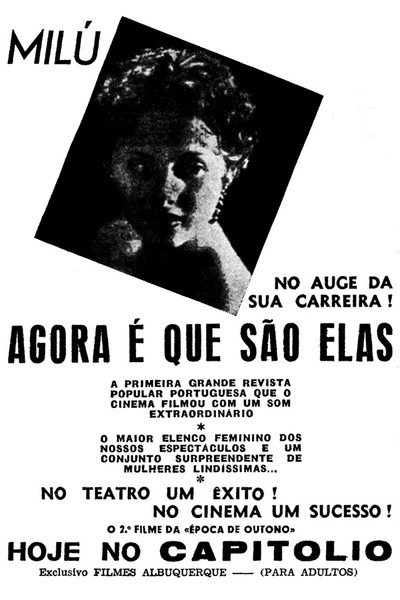 Póster de Agora É Que São Elas