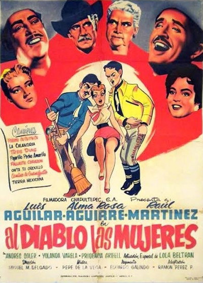 Póster de Al diablo las mujeres
