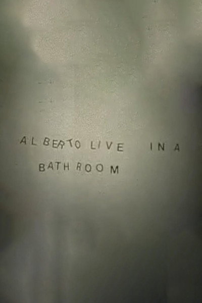 Póster de Alberto Lives in a Bathroom