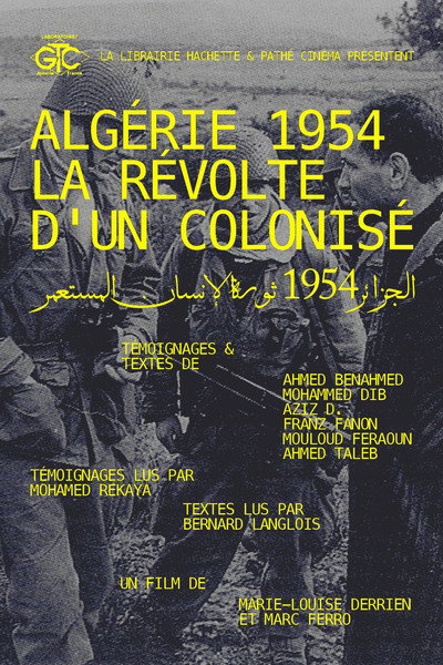 Póster de Algérie 1954, La Révolte D'un Colonisé