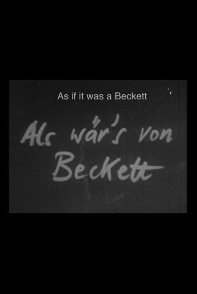 Póster de Als wär's von Beckett