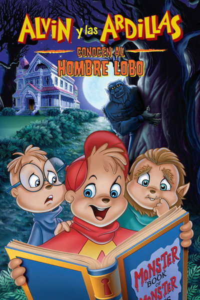 Póster de Alvin y las ardillas conocen al hombre lobo