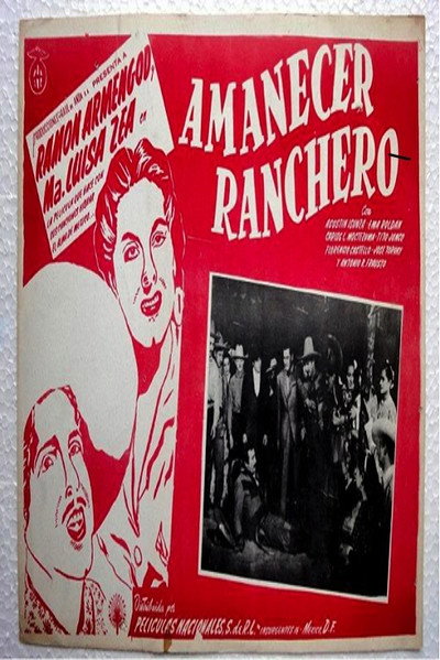 Póster de Amanecer ranchero