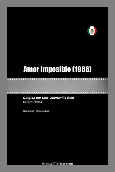 Póster de Amor imposible