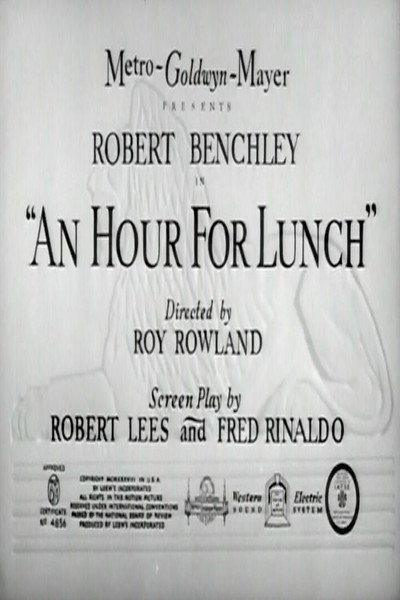 Póster de An Hour for Lunch