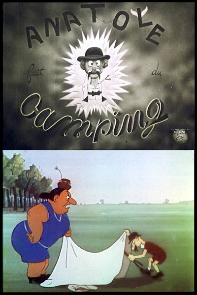 Póster de Anatole fait du camping
