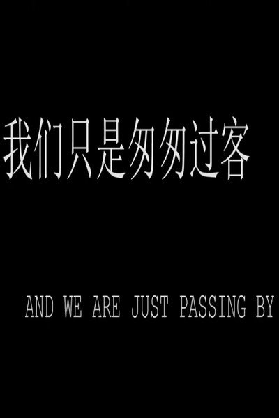 Póster de And we're just passing by