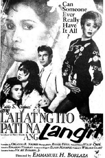 Póster de Ang lahat ng ito pati na ang langit