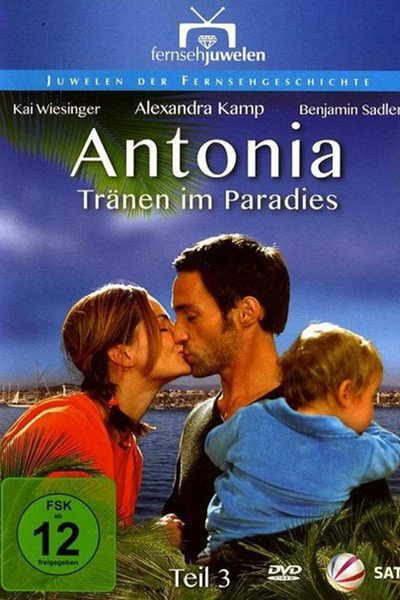 Póster de Antonia, lágrimas al paraíso