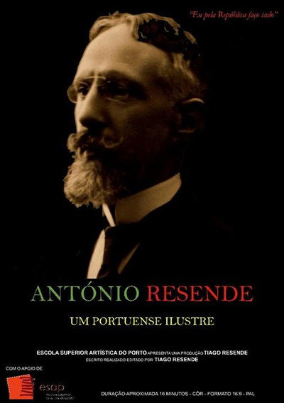 Póster de António Resende: Um Portuense Ilustre