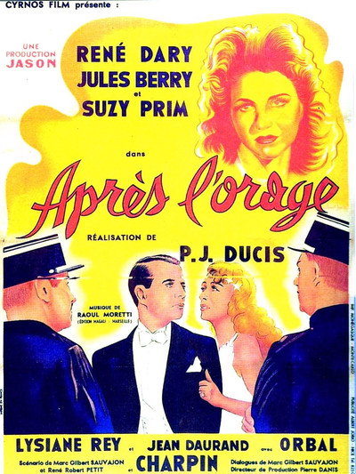 Póster de Après l'orage