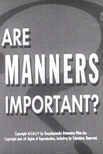 Póster de Are Manners Important?