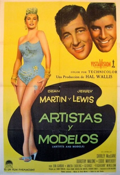 Póster de Artistas y modelos