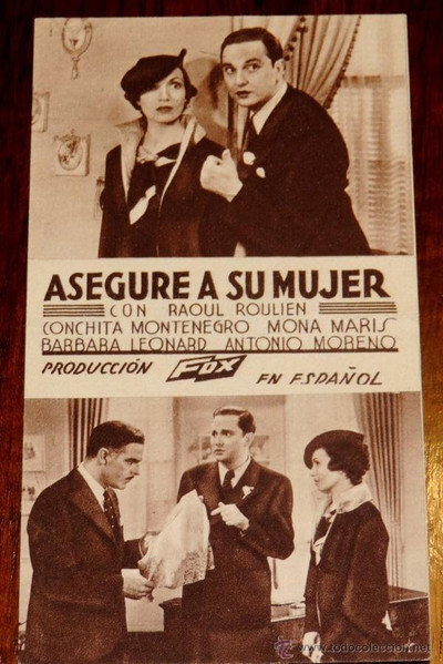 Póster de Asegure a su mujer
