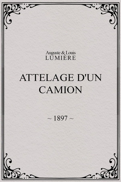 Póster de Attelage d'un camion