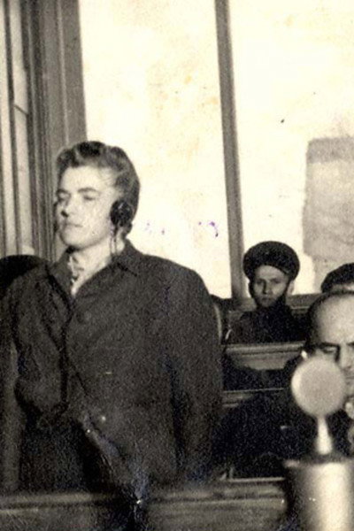 Póster de Auschwitz Krakow Trial 1947
